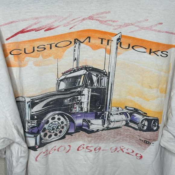 Vintage Semi Truck T Shirt XL - Picture 3 of 6